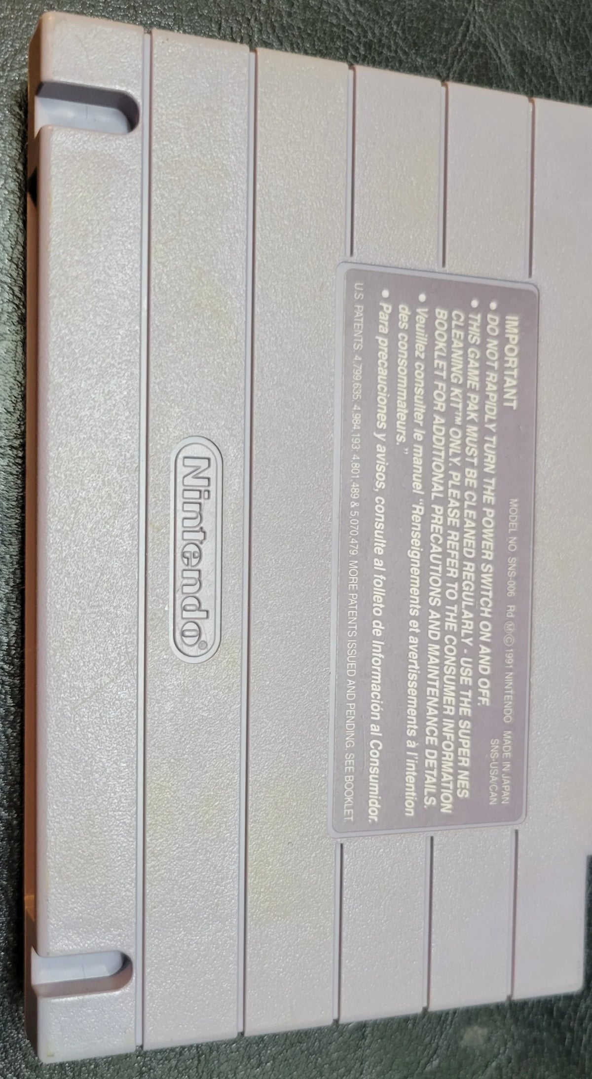 (Super Authentic Nintendo CIB In 1992 Original Box Condition System) SNES + Instructions Complete Owner Ent. STARWARS Immaculate Cartridge