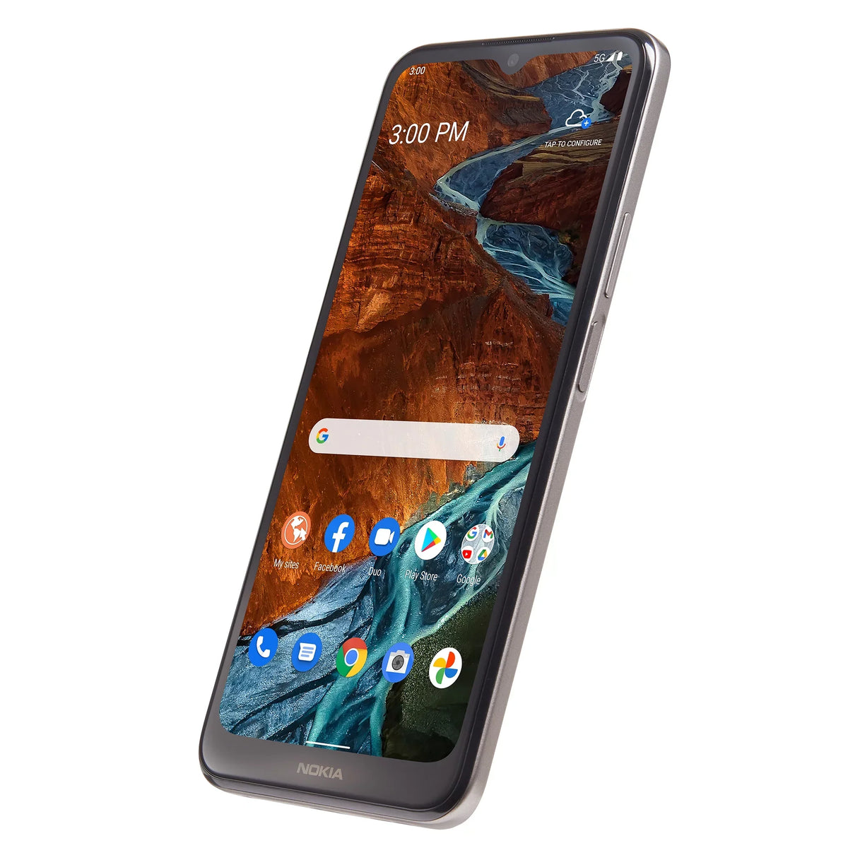 Mobile Black Nokia Simple G300, Prepaid Smartphone - 64GB,