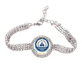 Emblem Bracelet Cape Verde Country Diamond Tennis Chain Jewelry National Anklet