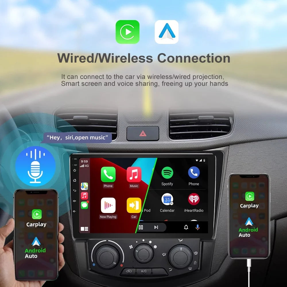 D-Max 2019+ WIFI Android HD Auto FM Isuzu Dmax Android Carplay 12 Radio 9'' Car Bluetooth,with Stereo Camera GPS Rearview with For