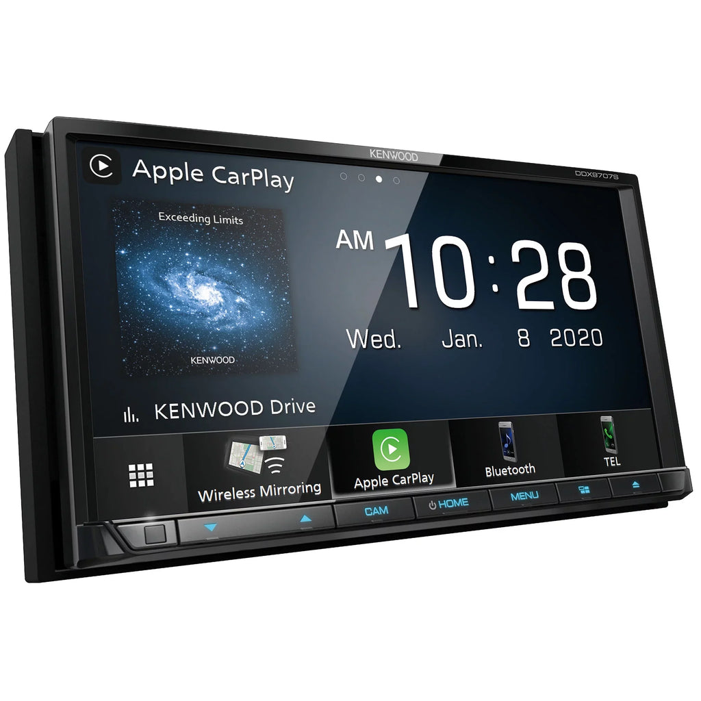 Kenwood Camera Rear Mounting Plate CMOS-320LP with View MultiMedia License DDX9707S Receiver with Multi-Angle