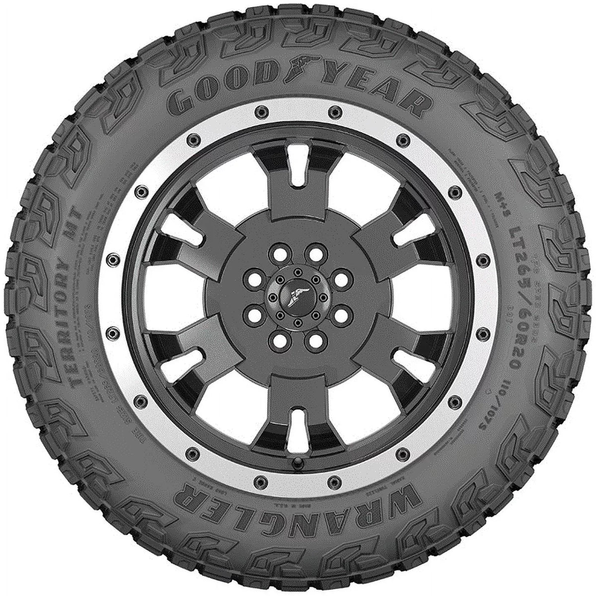 All-Terrain Territory Tire Ford F-150 Fits: Bronco 113S Everglades LT315/70R17 Wrangler Raptor, Ford MT 2022-23 2017-22 Goodyear