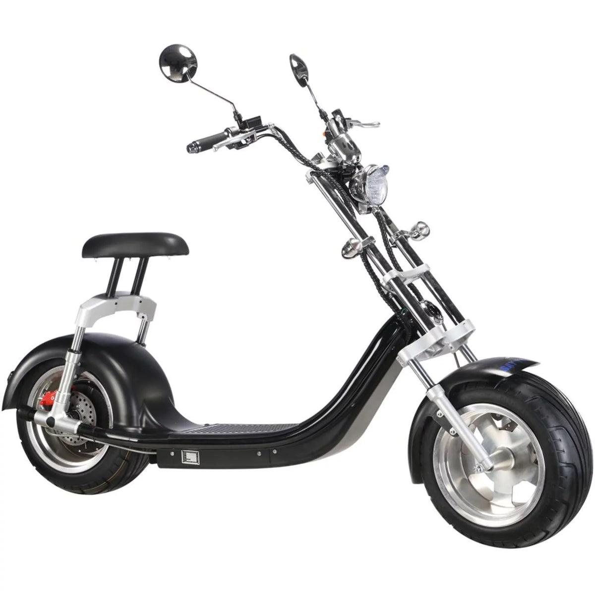 Black Lithium Scooter, MotoTec 2500w 60v Electric Knockout