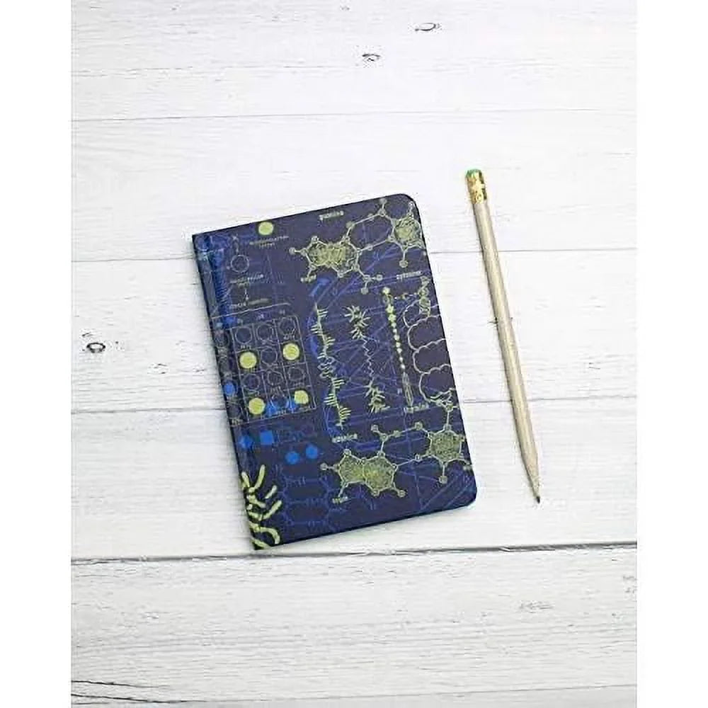 100% (Mini Notebook. Dot Hardcover, Grid Pages, DNA & Recycled) Genetics