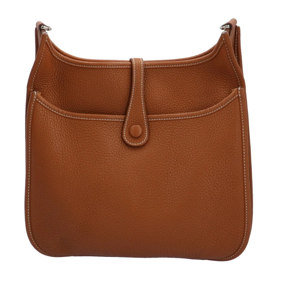 HERMES Bag Brown Evelyn PM Clemence Taurillon (Good) Women's Hermes Shoulder Pre-Owned