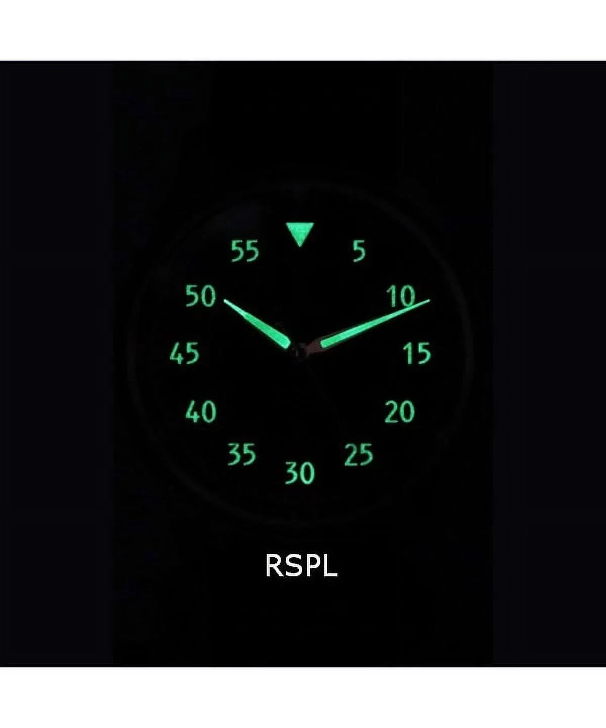 Automatic Men's Dial Textured Ratio Leather 200M Watch RTS320 Skysurfer Black Pilot