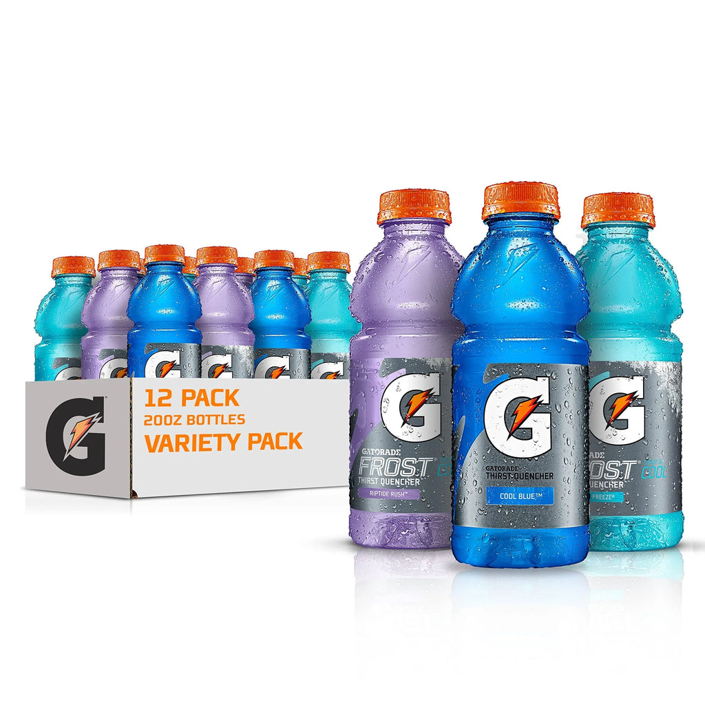 Quencher - Variety Ounce 20 Pack Thirst 12 Frost Fl 3-Flavor Gatorade Pack, Original Of