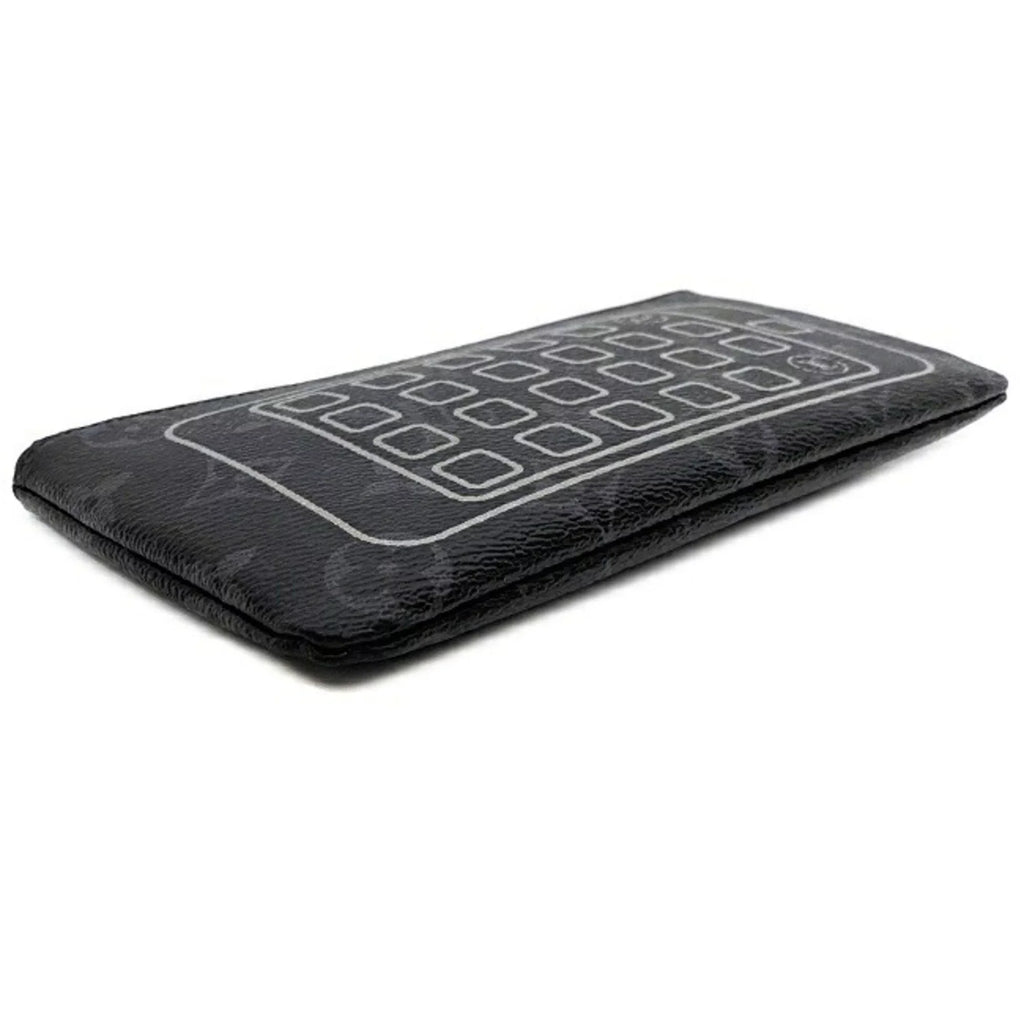 Flash VUITTON Black Pouch Vuitton Gray (Good) UB1137 Pre-Owned Fragment Monogram Fujiwara Hiroshi Louis iPhone Rainbow LOUIS Collaboration M64433 Eclipse