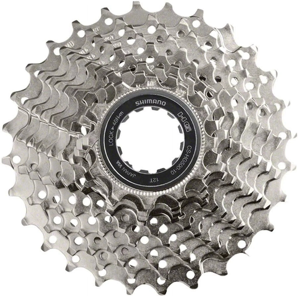 11-25T 10-Speed Shimano Tiagra Silver Road HyperGlide CS-HG500 Cassette
