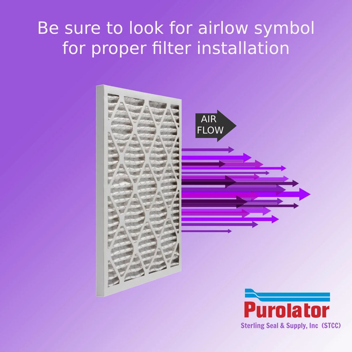 Air Surface Pleated 14x20x1, Extended 8, Filter, Mechanical (6 Purolator MERV DMK80 Pack)