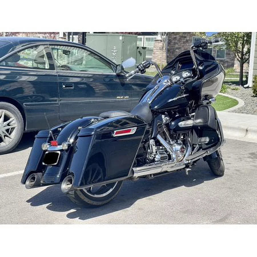 Grills 15 with 19 18 22 23 Audio Hard CVO 5" Glide Saddlebags Cover Harley Touring 21 14 for 16 17 20 w/Speaker Kojem