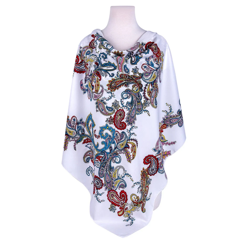 39x39” Tops Magic and Fashion Wrap Women Scarf GOODS STP Silk cm) (100x100 Wedding Shawl Land for Shawl Travel Evening for Shawl