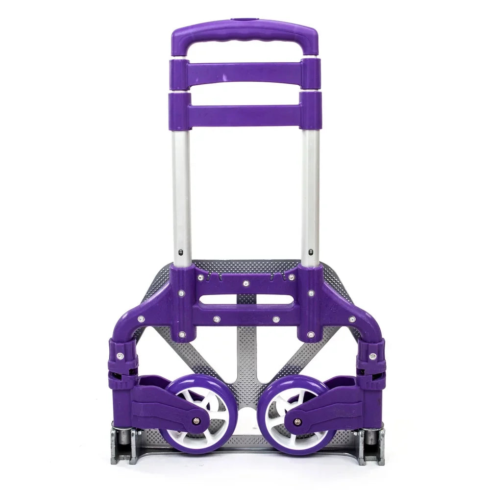 Luggage Purple Trolley Truck Push Portable Folding Dolly BMTBUY Hand Collapsible Cart Aluminium