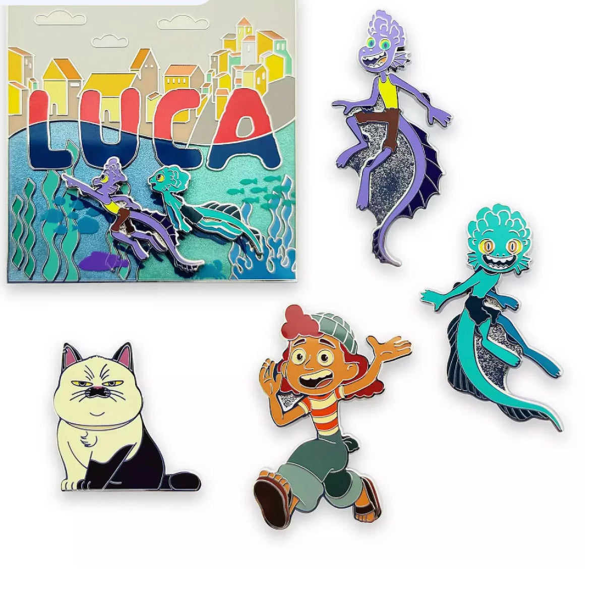 of Limited Card Pixar New Pin with Edition Set Luca 5 Disney