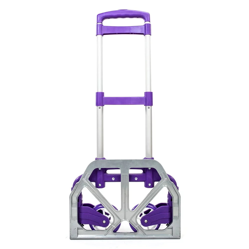 Luggage Purple Trolley Truck Push Portable Folding Dolly BMTBUY Hand Collapsible Cart Aluminium