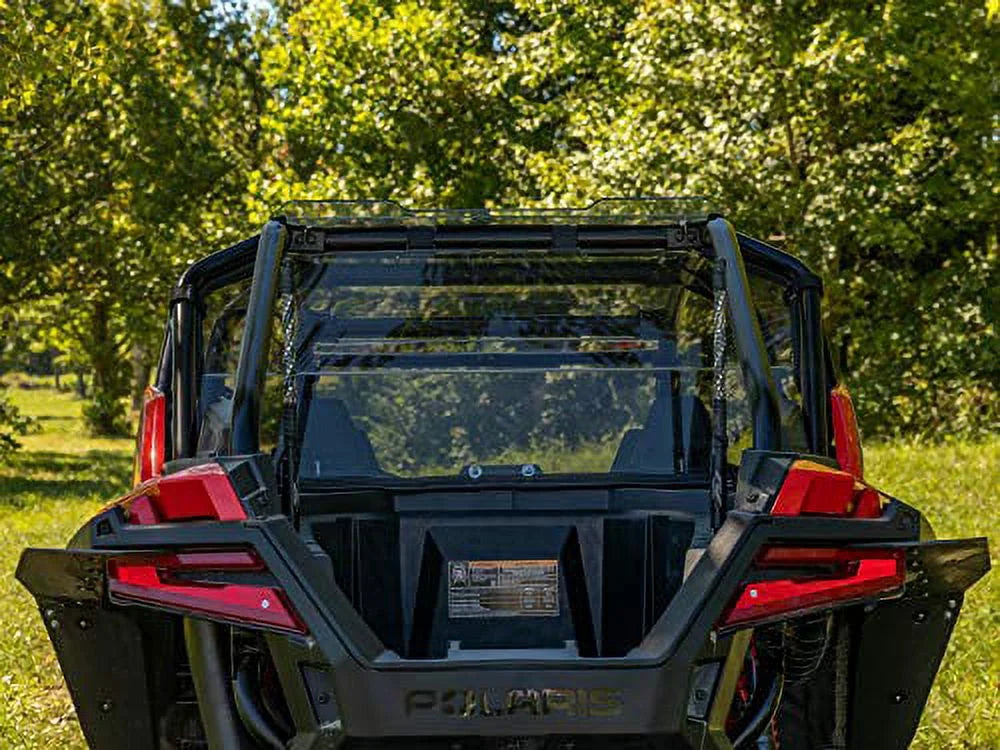 Non|Scratch Duty USA|Eliminates suction (4 UTV 2020+ SuperATV PRO Dark Windshield in Heavy windshield|RWS-P-PROXP4-71 Resistant from Polaris 4 XP RZR Tinted Rear front Seater)|Made for