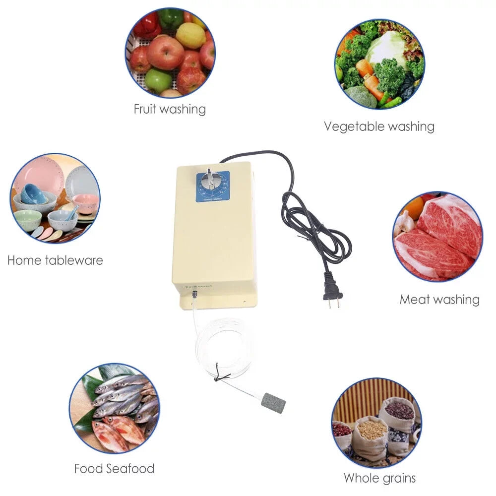 Ozone Air Machine Purifier Sterilizer Time Generator Water + 2000mg/h Swithch