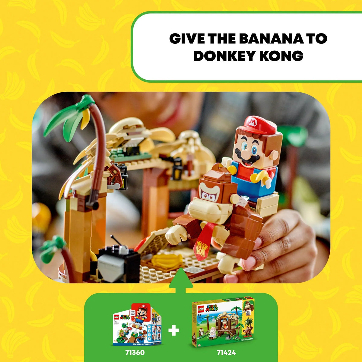 Game Expansion House Collectible Cranky Gift Kong’s Mario Old Kids, with 71424 Figures Set, Donkey Mario Fun and Buildable Year 8-10 for Birthday Donkey Kong, LEGO Tree 2 Super Super Kong
