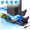 Xbox with Series Slots EEEkit Controller Station for Fit Xbox Fans, S/X Stand Fit Charging USB for Vertical Dual 3 with 2 11 X/S Game Dock Fast Series Cooling Ports, Disc