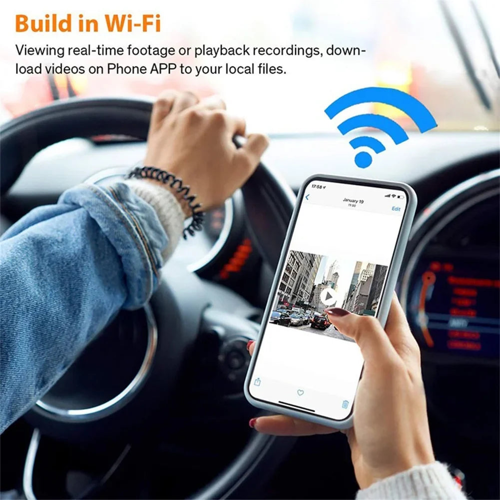 Car DVR Version Night Recorder Cam Dash Mini Cam Dash DVR DVR ADAS Car WIFI Android WIFI 1920*1080P Dash Recorder Camera