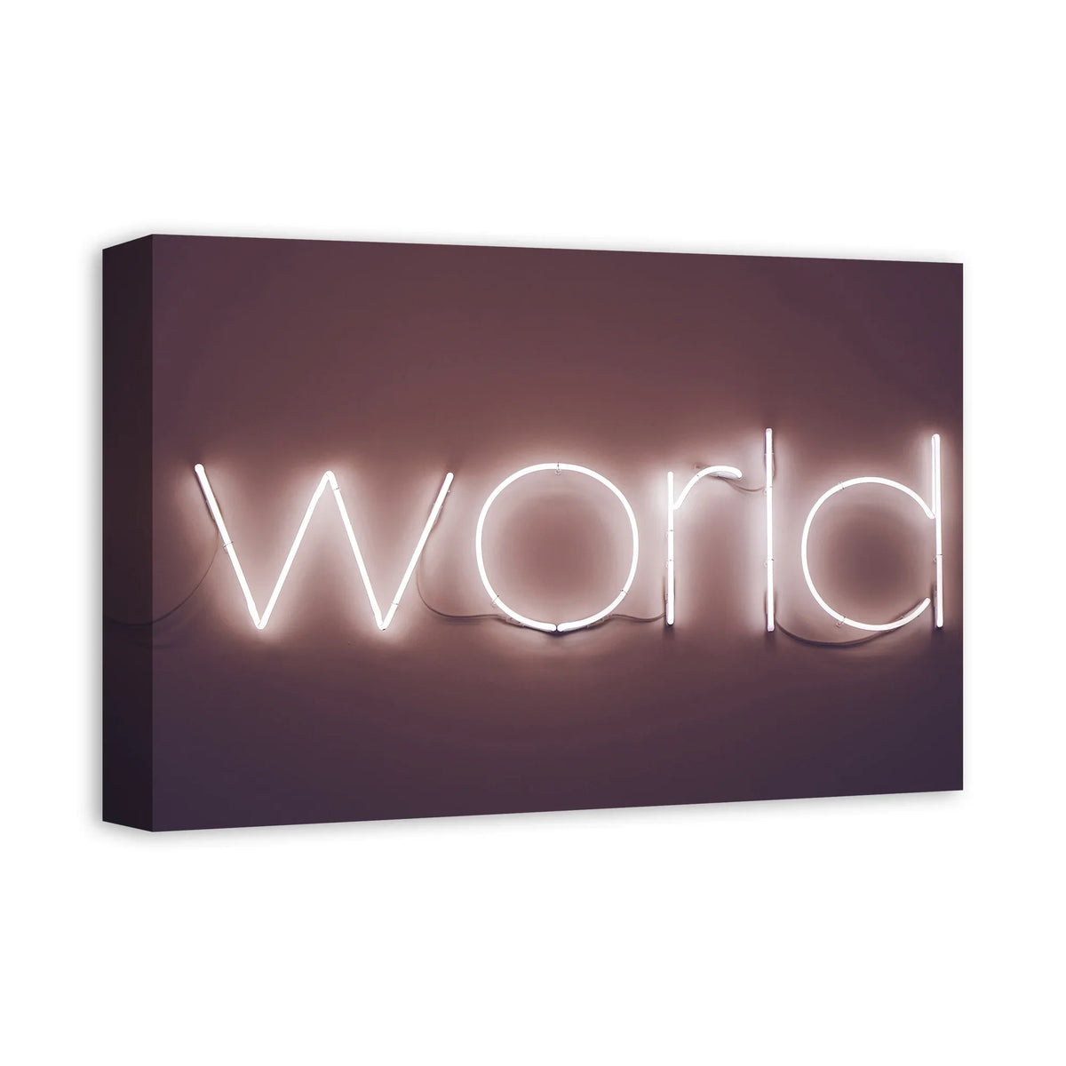 18x12 Canvas Products Neon Art Wall World Creative