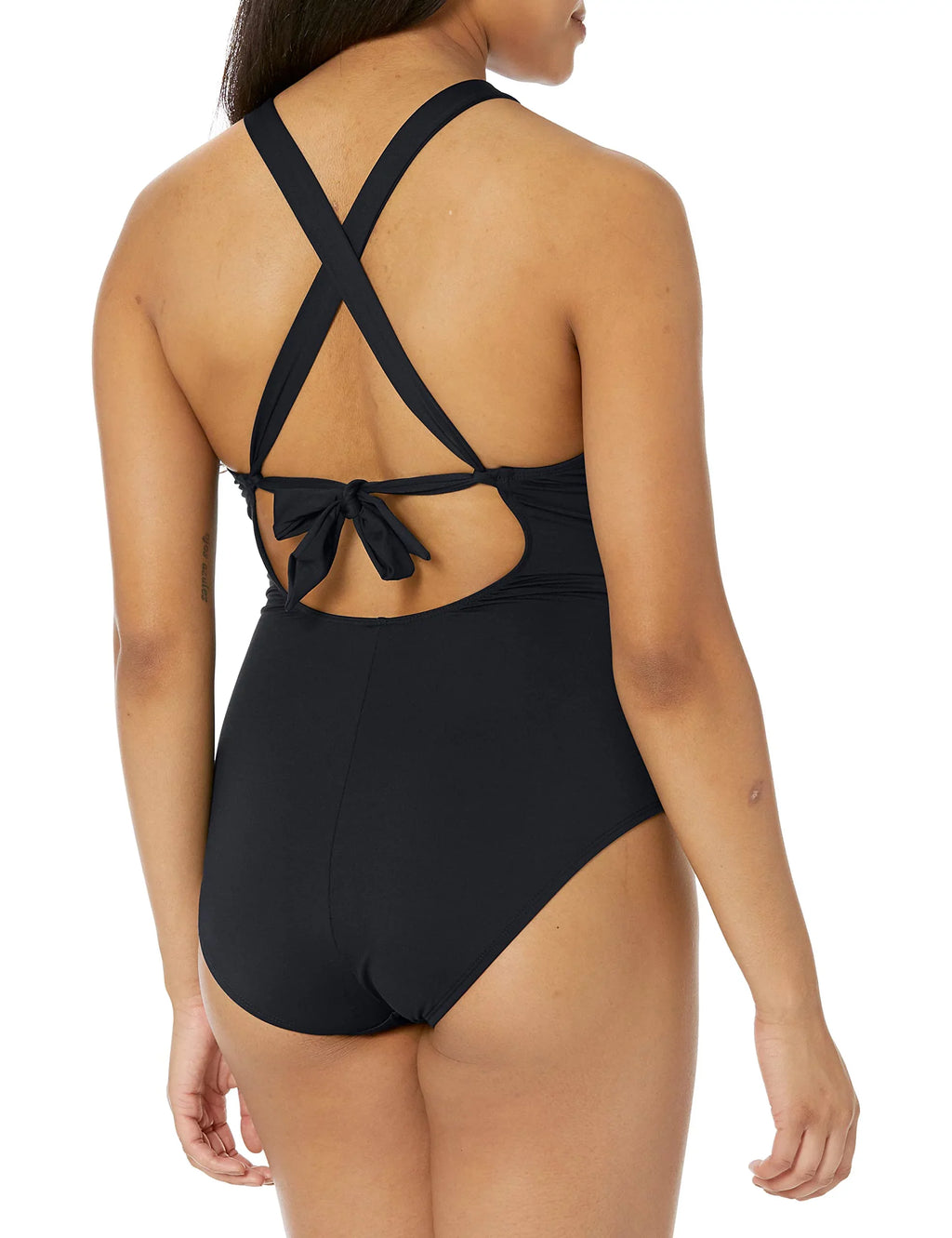 Goddess Piece One Women's Neck High Swimsuit Keyhole Blanca Island La