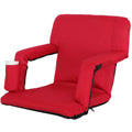 Red Positions 7 Seat Stadium Water-resistant Cup Tiltable with Holder - ZENSTYLE