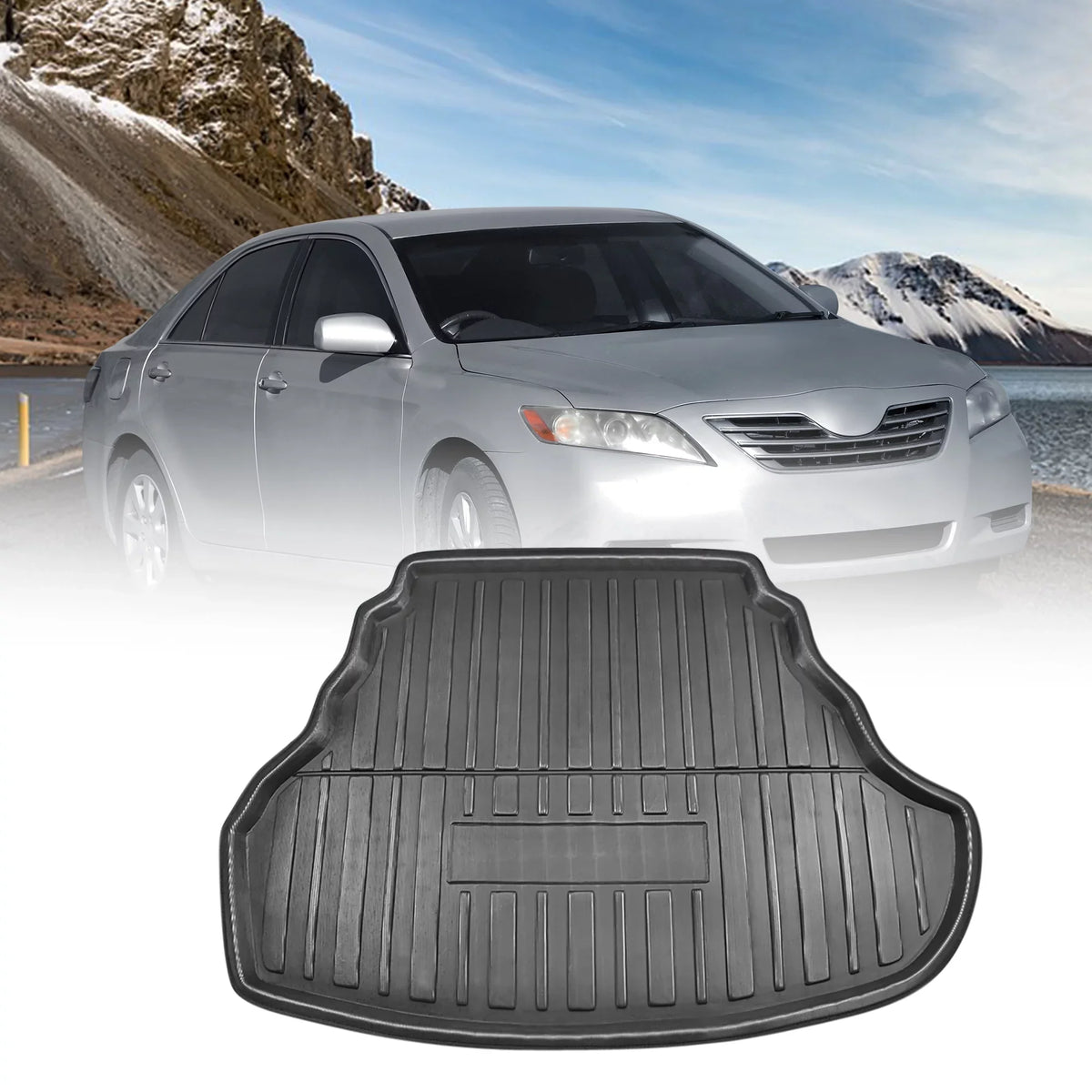 Trunk Car for Floor Tray Cargo Black Toyota 12-17 Mat Camry Rear Boot Liner