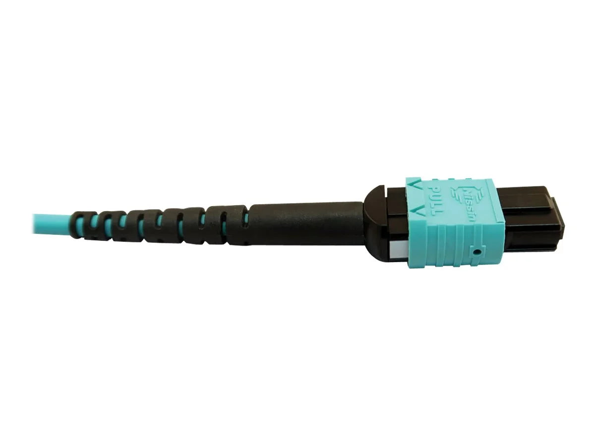 Optic (F) 125 - Tripp Multimode (F) 24F - MTP/MPO/PC OM4 (F/F), MTP/MPO-PC OM4 MTP/MPO-PC (x2) / m 400G - - Aqua, 50 cable Lite 50/125 micron 5 5 MTP/MPO/PC Eaton to m - Plenum Series - 12F fiber multi-mode to Fiber multi-mode Network - Cable, optic