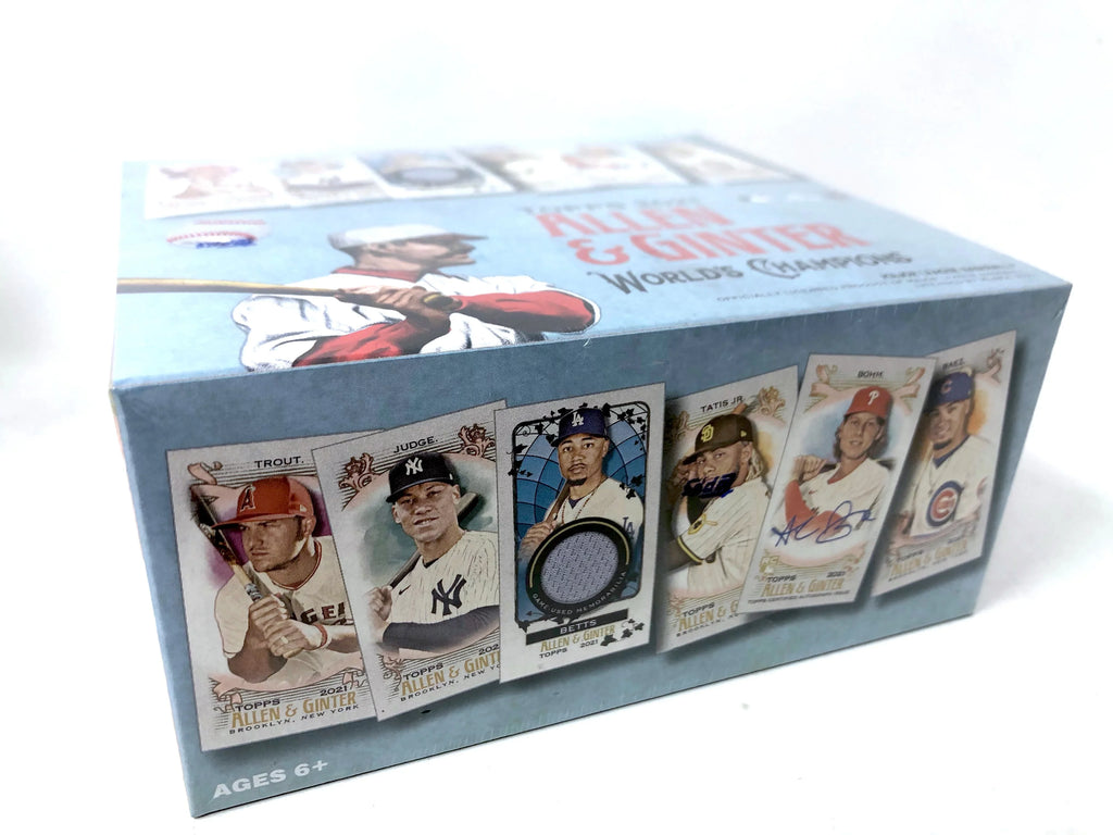 Retail Allen Box Display and 2021 Ginter Topps