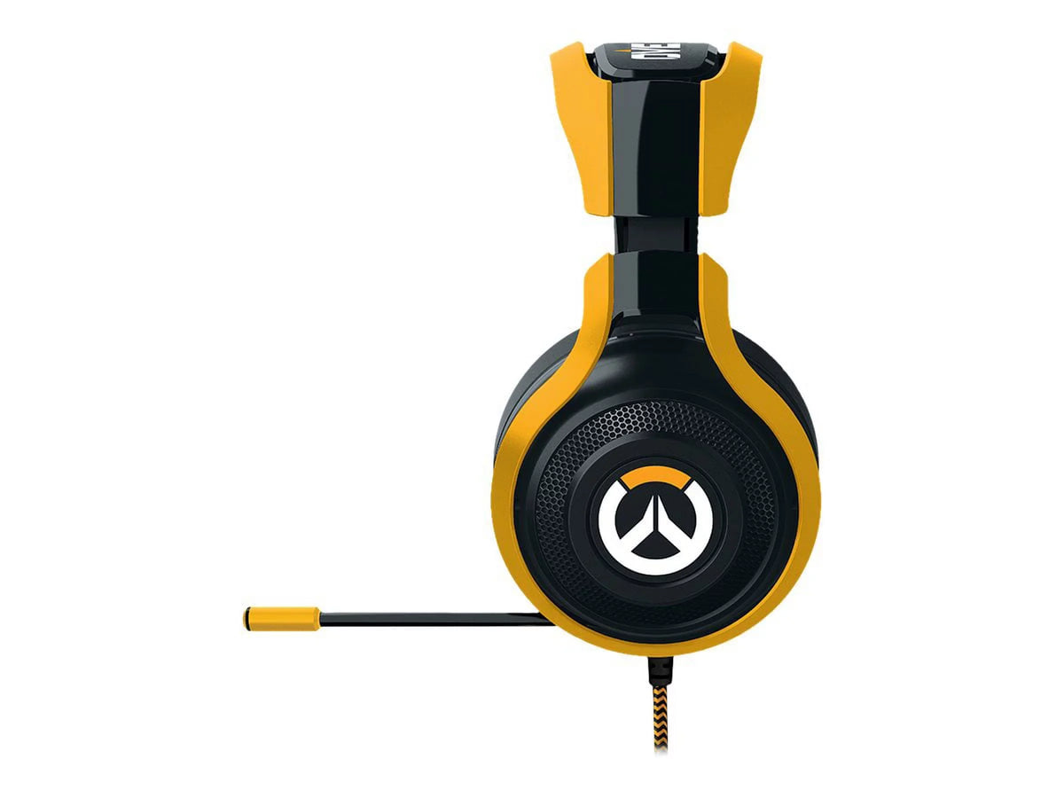 Rotating Control Edition: In-Line Razer Ear Retractable with PC, Headset Works PS4, Switch, Cups ManO'War Overwatch Mic Audio One, Devices - Unidirectional Mobile - Gaming Xbox Tournament - &