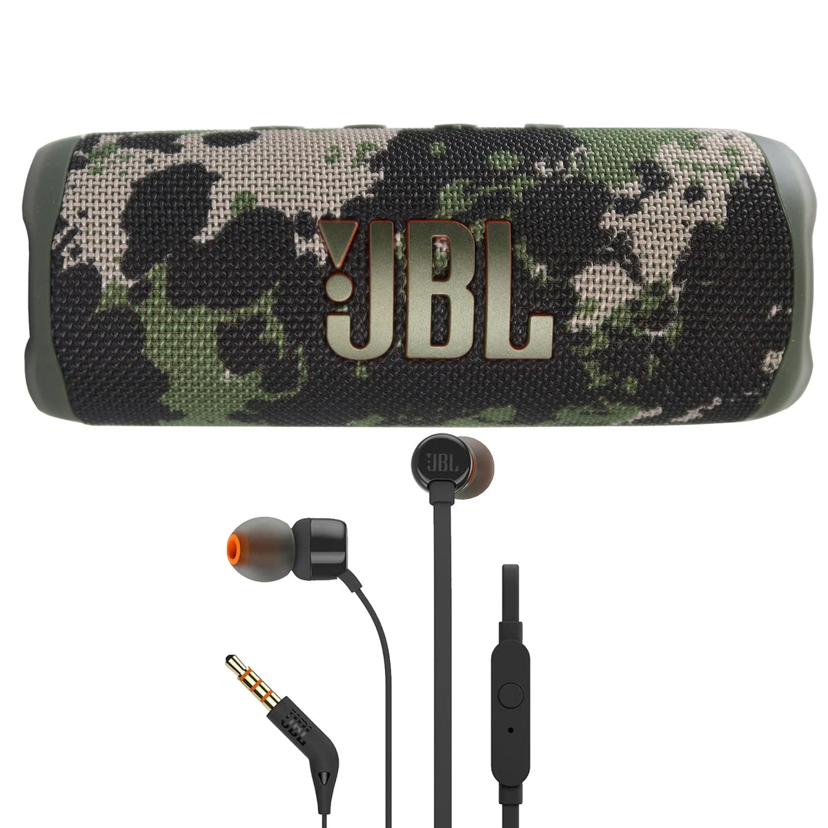 Waterproof Flip in (Squad) Portable Bluetooth JBL with Ear JBL Speaker T110 6 Headphones