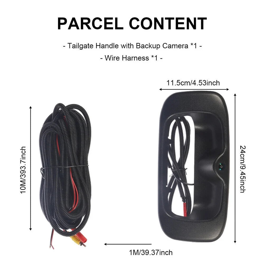 View -15130742 Images Backup Sierra Plastic GMC Rear Chevy Crisp Easy Black Installation Camera Silverado