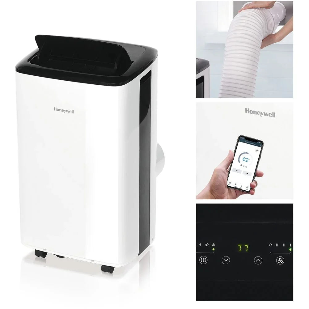 HF0CESVWK6 Dehumidifier WiFi with Conditioner & BTU 10,000 Portable Voice Smart Control, Air Honeywell