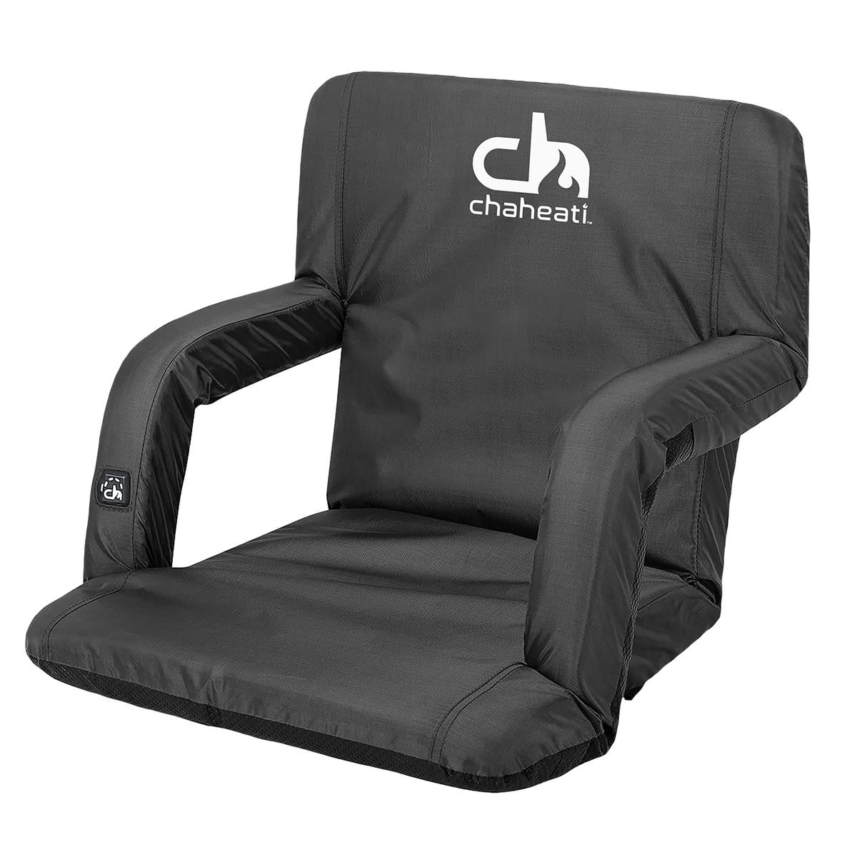 And Battery Outdoor Folding – Camping, in Bleacher Chair Activities For Heated Chaheati Seat Sports, 7 Black V Heated
