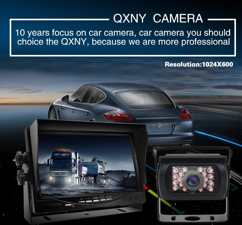 7inch Car Vision Parking Wireless Monitor Backup System Rear HD View + Night Camera