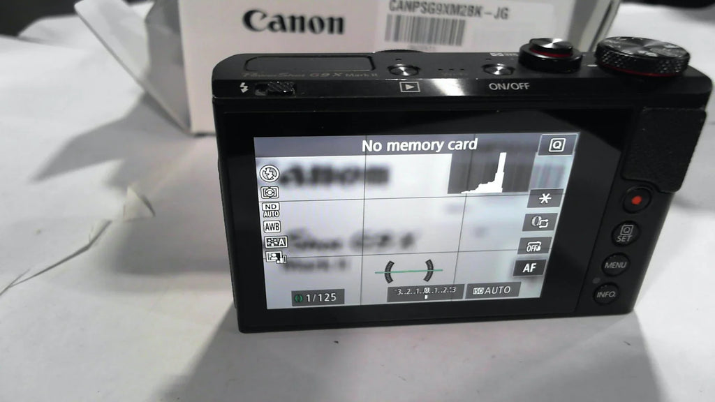 Digital w/ G9 Camera Sensor Inch Mark PowerShot 3inch and 1 X II Canon Compact L