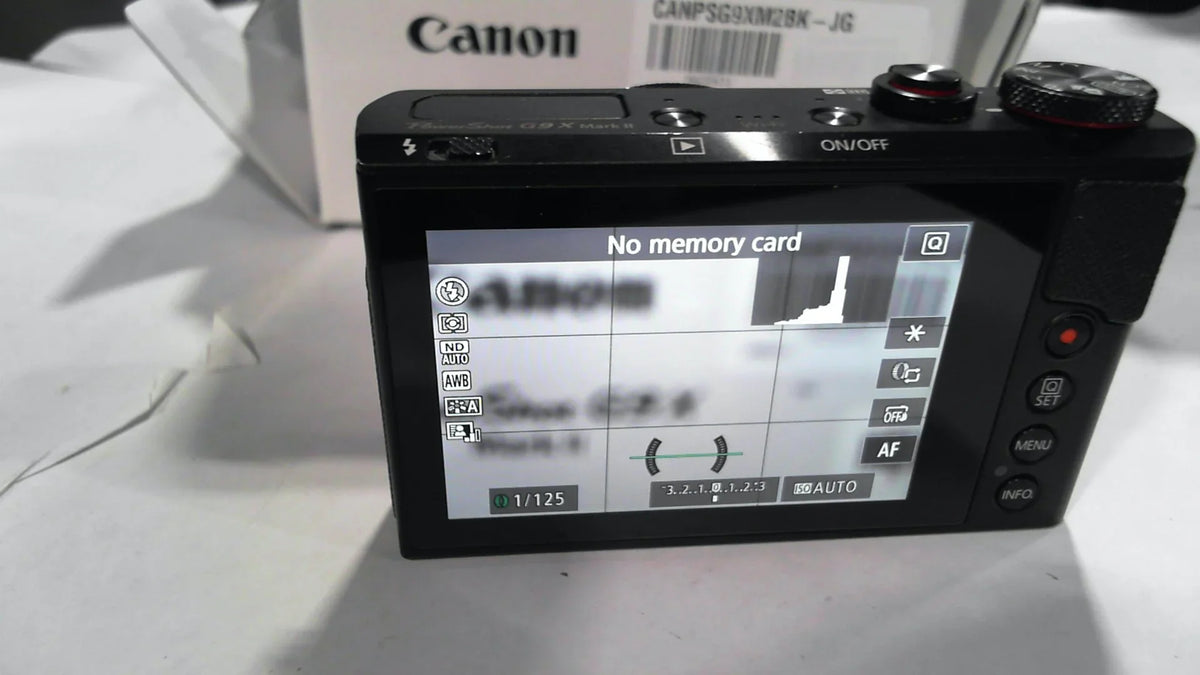 Digital w/ G9 Camera Sensor Inch Mark PowerShot 3inch and 1 X II Canon Compact L