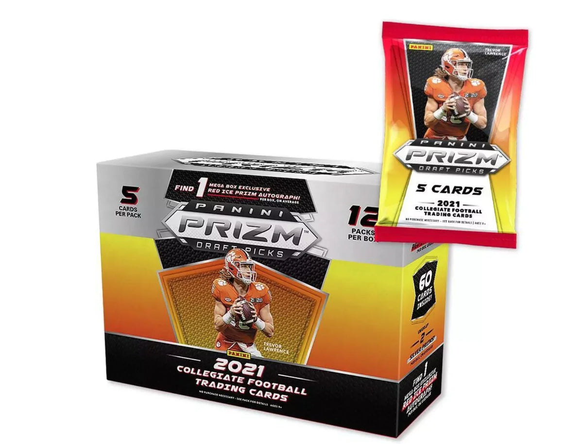 2021 Football Picks Autograph Panini Draft Cards Prizm Cards- Collegiate 60 +1 Trading