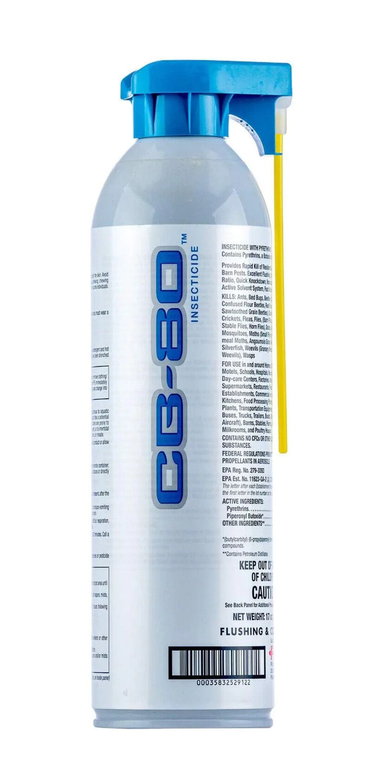 Pyrethrins can 17 Insecticide With CB-80 - FMC oz by Botanical Technologies