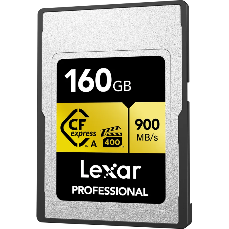Reader Card, Memory A/SD Lexar (2-Pack) R900/W800 Gold Pro Lexar 3.2 Gen CFexpress 160GB A Type with Professional Bundle USB CFexpress Type 2x2