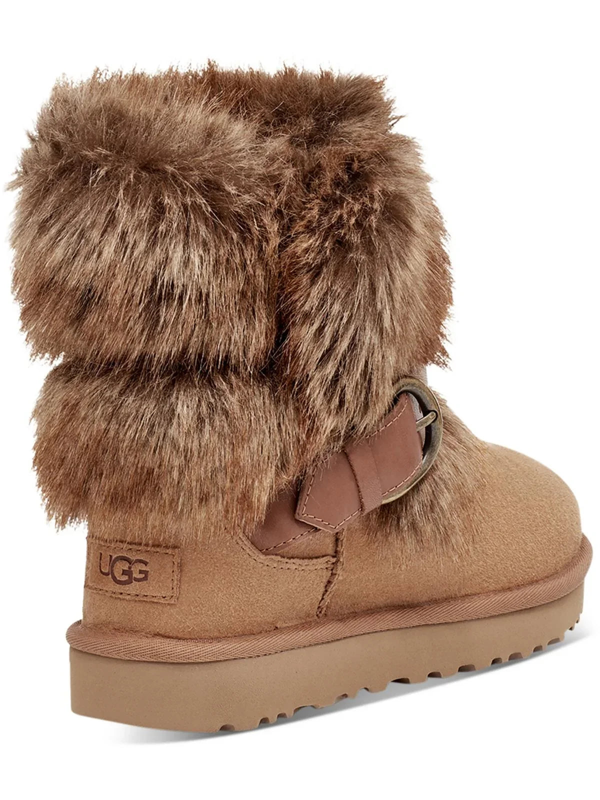 Womens Snow Cold Mini Classic Ankle Weather Boots Ugg Buckle