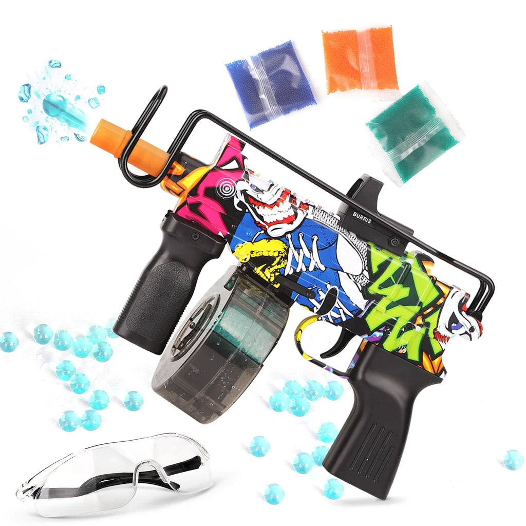 Water Splatter for Out Ages Blaster , Gel for Games with 12+ Backyard Activity Beads Toys Kids&Adult Automatic Door Gun Yimore Balls 15,000 Ball