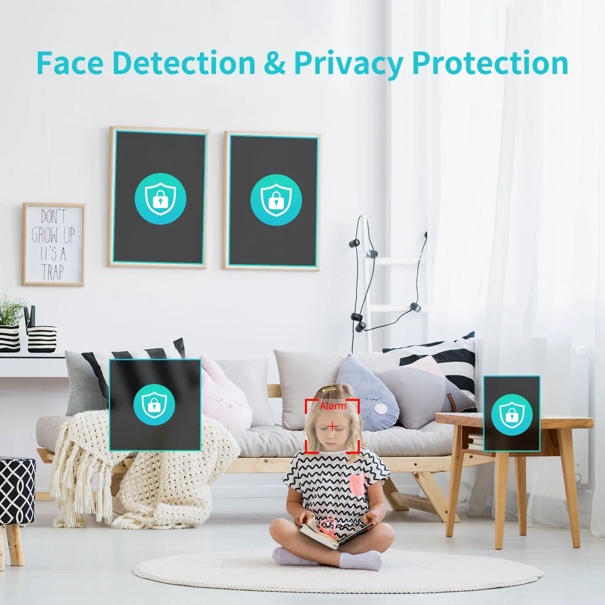 HD-TVI DVR CCTV with No HeimVision System, Drive Vision, Surveillance Outdoor/Indoor Hard HM245 4Pcs Security 8CH Camera 1920TVL Camera Weatherproof 5MP-Lite 1080P Night