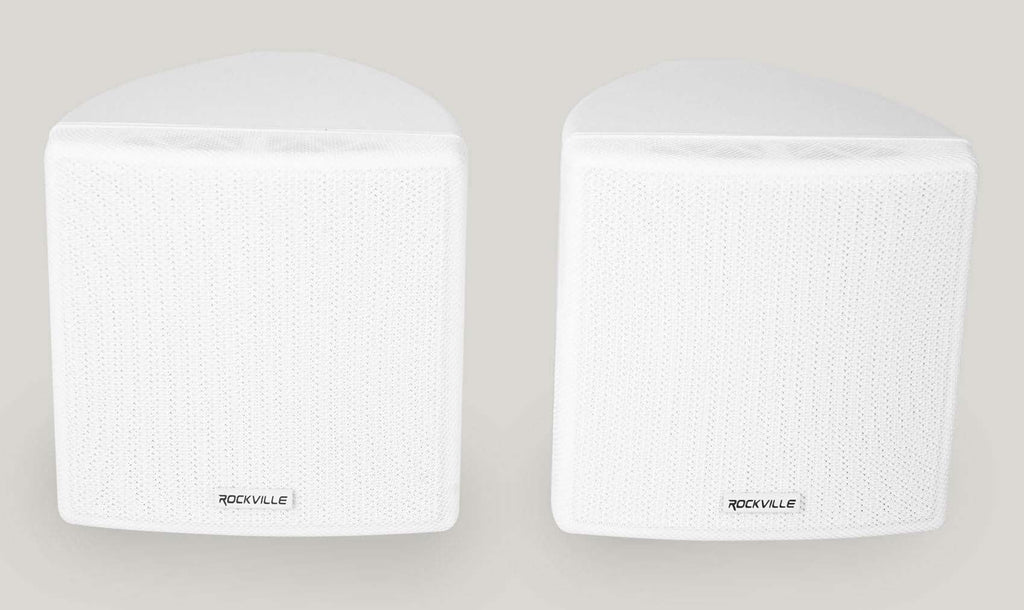White Speakers Restaurant/Bar 6-Zone Pendant+Ceiling for Cube+2) 3.5" JBL Amp+4)