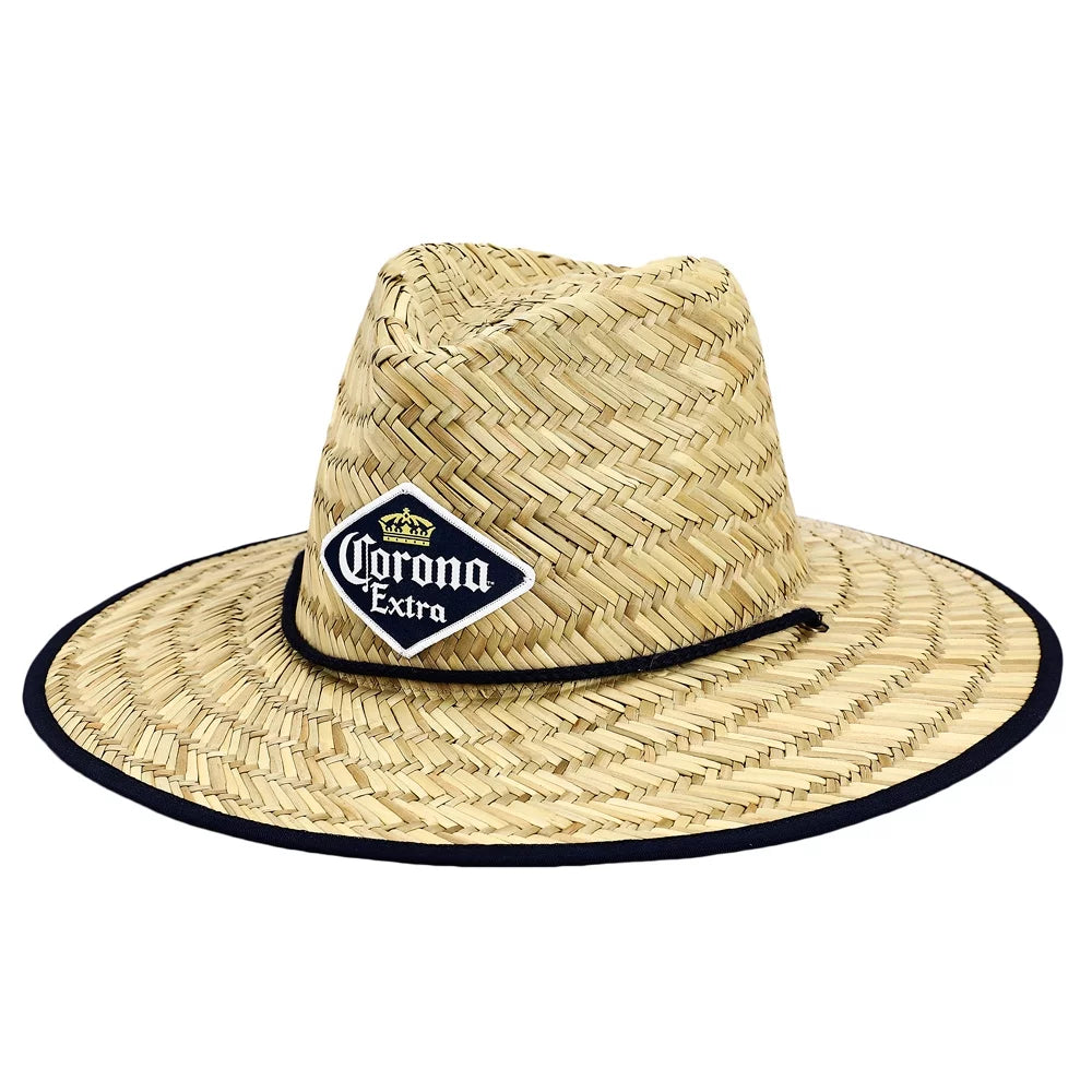 Corona Under and brim Hat Woven Patch Sun Printed with