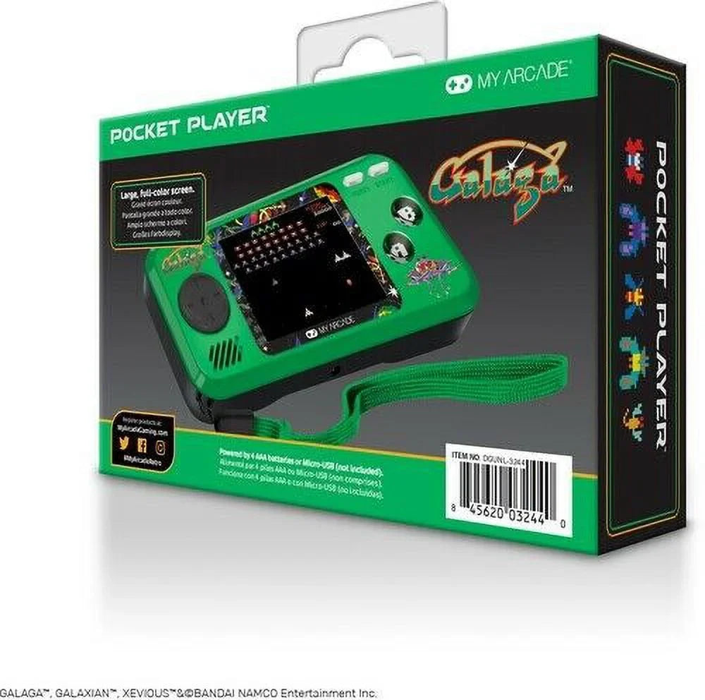 Galaga Game [New Handheld Pocket Portable My System DGUNL-3244 Arcade Player ]