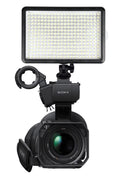 FDR-AX53 Professional Includes Light (Swivel Sony Long Adapter Dimmable Multi-LED Multi-Interface Head) Life Video
