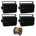 Marine New 50 Proof Watt PLMR24 Foot (Black), and x Box Enrock Speaker Mini 3-Way Pyle Audio Wire Weather Speaker 4 200 3.5'' 16-Gauge System