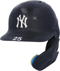 Navy 10 Yankees 22, Games Certified Gleyber #25 on April 15, Played During New York Torres Batting Helmet Worn 2022 8, Authentic June 30, September and Game-Used October Fanatics -